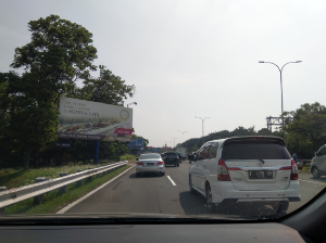 situasi lalin selepas GTO Bogor menuju Bogor kota