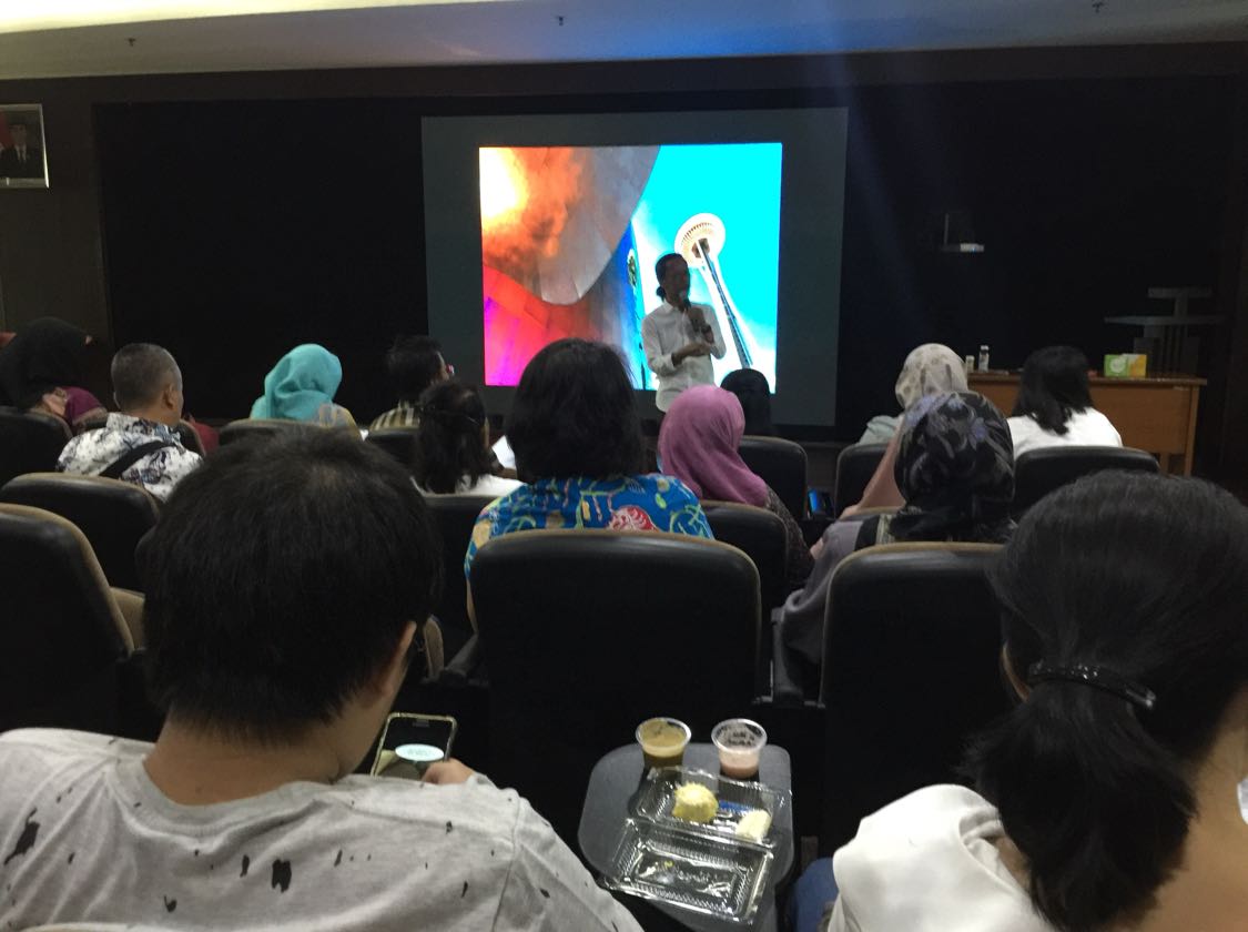 Sambutan dari Content First Indonesia di Seminar motivasi kesehatan cegah kanker bersama dr. Phaidon